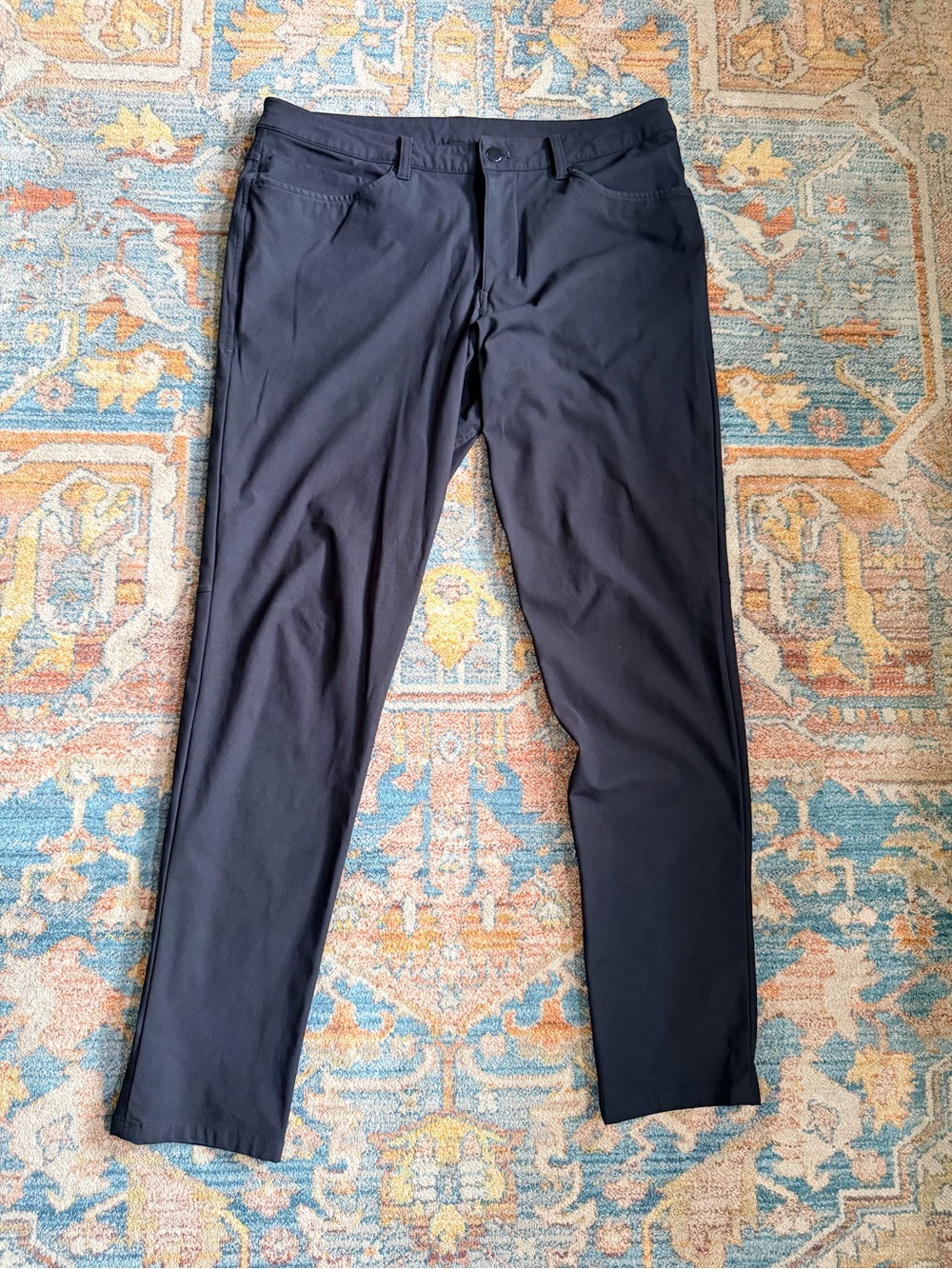 Lululemon ABC Pant Men’s 34x30 Black Warpstreme 5 Pocket Stretch Casual Golf